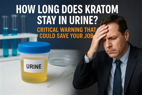 How Long Does Kratom Stay in Urine? Shocking 3 Different Detection Times & Job Risks