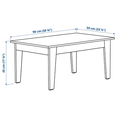 NORRVÅGA coffee table, brown/mango wood, 98x59 cm (385/8x231/4") - IKEA