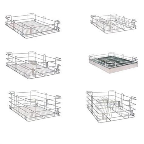 BLOO BASKET 202 Modular Kitchen Basket Utensil’s Drawer Wired Set of 6 ...