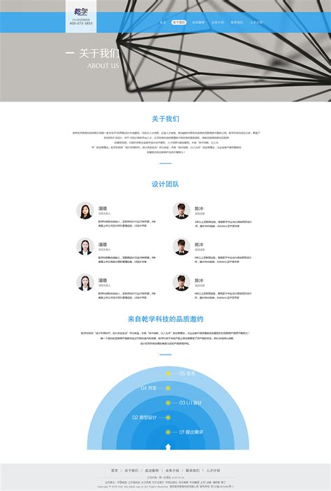 外包类公司网站设计|网页|企业官网|Cara_n - 原创作品 - 站酷 (ZCOOL)