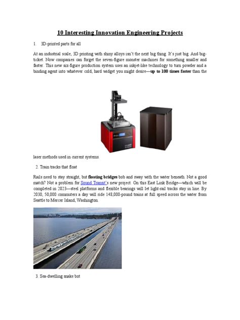 Image result for Innovative Projects Example