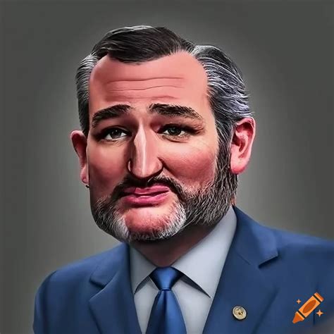 3d rendering of ted cruz on Craiyon