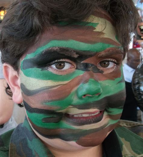 Face Paint Camouflage Pattern - Pattern Tips Archive