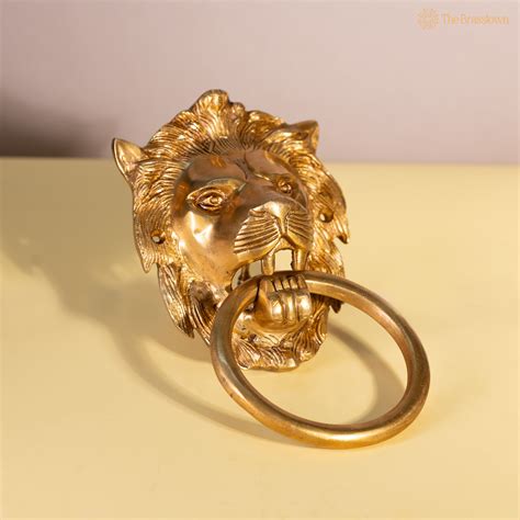Brass Lion Door Knocker