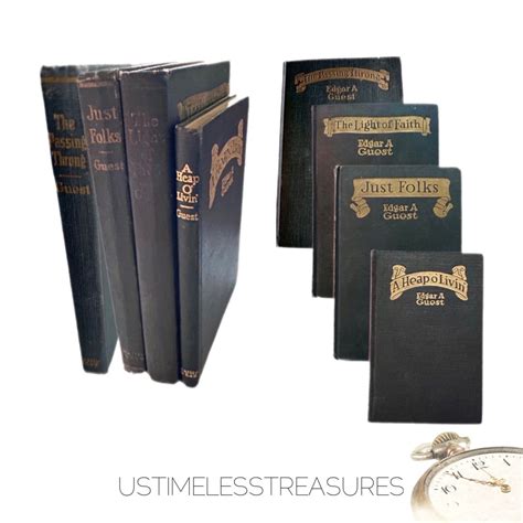 4 First Edition Book Set Edgar A. Guest 1916 A Heap O' - Etsy