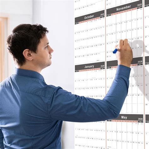Vibrant Focus 2025-2026 Yearly Wall Calendar - annual calendar India | Ubuy