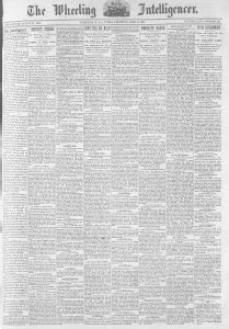 Wheeling Daily Intelligencer Archives, Apr 3, 1888, p. 1