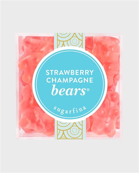 Sugarfina Strawberry Champagne Bears - Celebration Bottle | Neiman Marcus