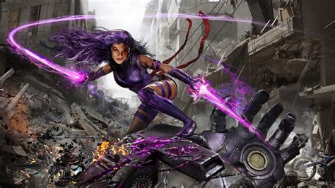 Psylocke Jim Lee Wallpaper