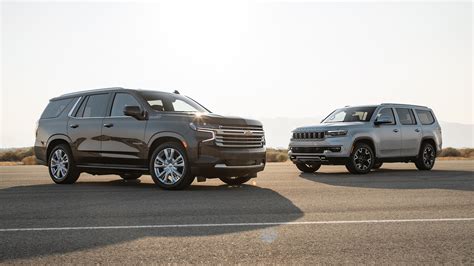 2022 Jeep Wagoneer Series III vs. 2021 Chevrolet Tahoe High Country: Large and in Charge