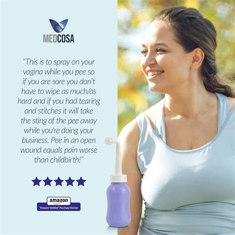 Medcosa Female Ice Pack and Perineal Bottle Set | Reusable Perineal ...