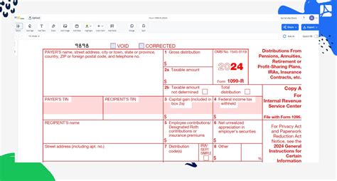 IRS 1099-R Form 的图像结果
