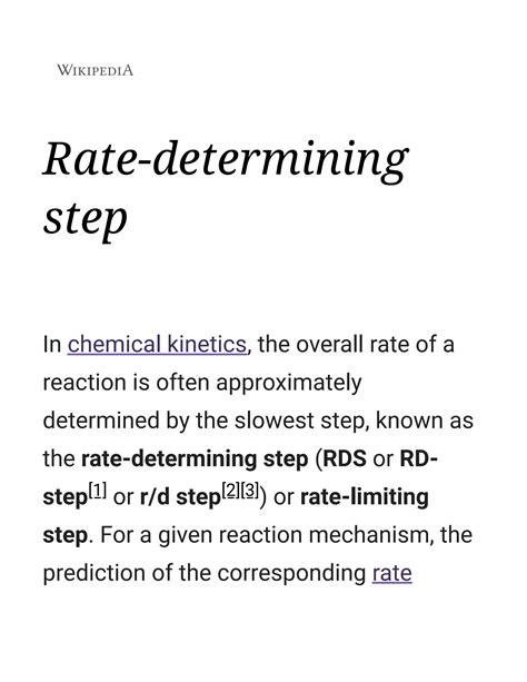 Image result for Rate-Determining Step Example Mechanism OCR