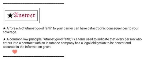 how breach of utmost good faith occurs in a contract of insurance ...