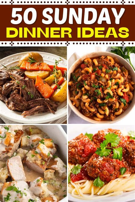 Easy Sunday Dinner Ideas