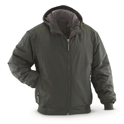 Guide Gear Huntrite Cascade Mens Fleece Lined Jackets with Hood ...