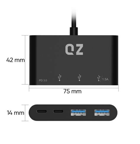 Buy QZ USB C USB Hub | Hub C Type | C Type USB Hub | C Hub | USB-C To ...
