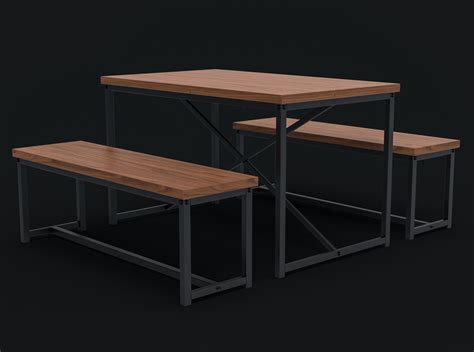 Modern Dining Table Bench 的图像结果