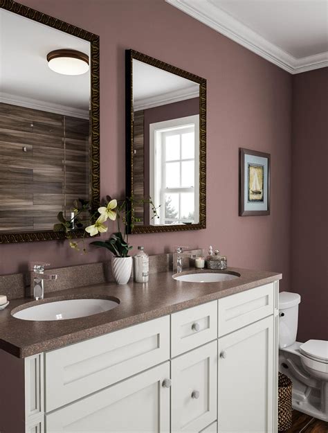 Classic Bathroom in Espresso | Bathroom wall colors, Bathroom interior ...