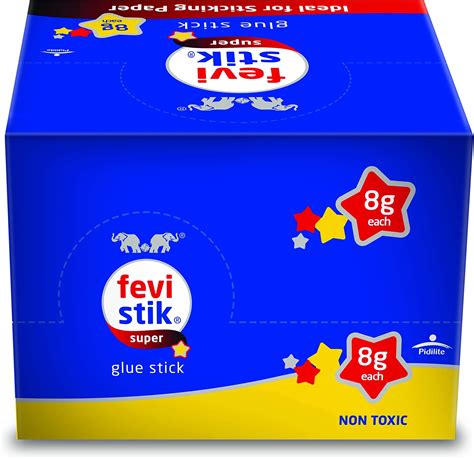 Pidilite Fevistik Glue Stick 8g, Pack Of 30 | Multi-Purpose Glue Stick ...