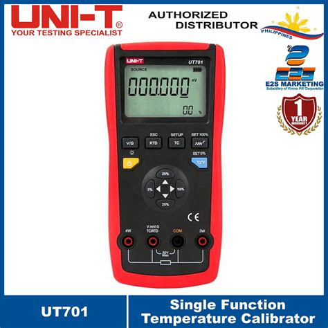 UNI-T Single Function Temperature Calibrator UT-701 High Precision ...