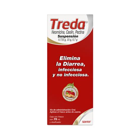 TREDA SUSP. Sabor Almendra-Cereza Fco. 75 ML. 0.733-10-0.7 G/100 ML.