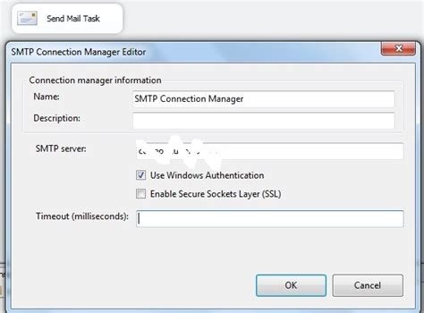 SSIS SendEmail Task 的图像结果