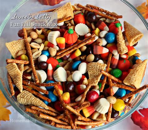 Fall Sweet and Salty Snack Mix – Joyful Homemaking
