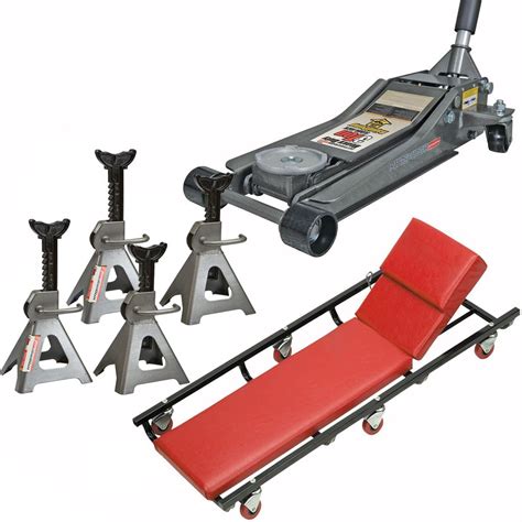 3 Ton Floor Jack Set Combo 6 Ton Combined Jack Stands and Mechanic ...