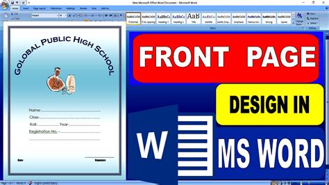 Image result for Project Front Page Word File