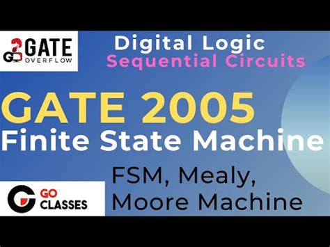 GATE CSE 2005 Finite State Machine - Question: 63 - Computes 2’s ...