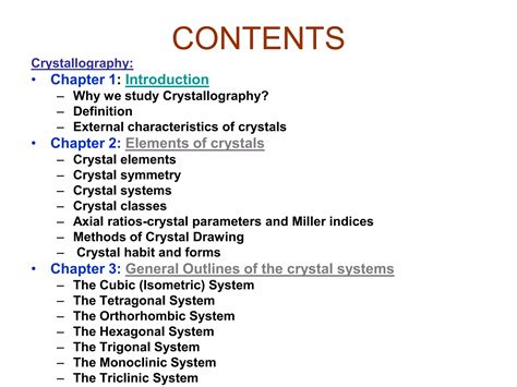 An Introduction to Crystallography | PPTX