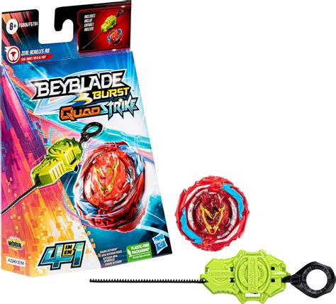 Beyblade Burst QuadStrike, Starter Pack avec toupie de compétition Zeal ...