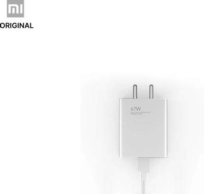 Mi 67 W SonicCharge 3 A Wall Charger for Mobile with Detachable Cable ...