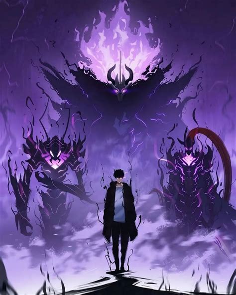 Solo Leveling : Sung Jin-Woo Shadows 4K wallpaper download en 2025 ...