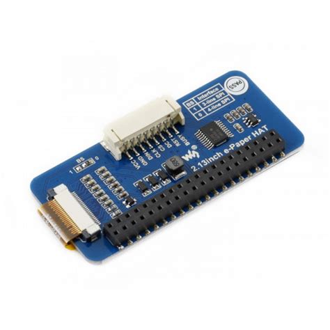 250x122, 2.13inch E-Ink display HAT for Raspberry Pi at MG Super Labs India