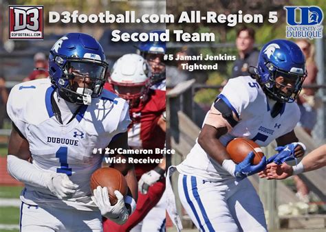 Spartans Football Duo Named to D3football.com All-Region 5 - University ...