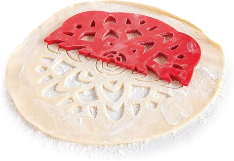 Amazon.com: Talisman Designs Pie Top Cutter | 10-Inch | Red | Pie Crust ...