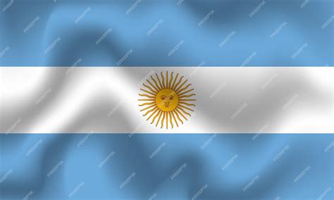 Premium Vector | Flat illustration of argentina national flag