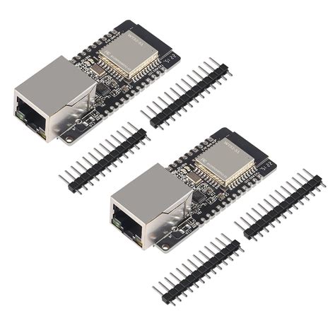 Buy 2 Pack WT32-ETH01 ESP32 Module Ethernet WiFi Bluetooth Development ...