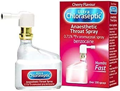 Buy Ultra Chloraseptic Anaesthetic Throat Spray, 15 ml, Cherry Flavour ...