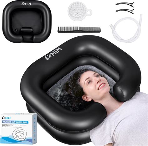Amazon.com: Retrona Hair Washing Basin for Bedridden - Portable Shampoo Bowl and Basin at Home ...