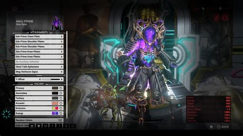 Warframe: Mag Prime Heirloom Collection - YouTube