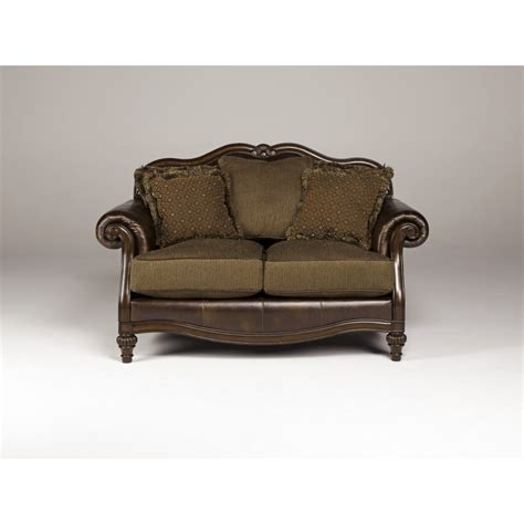 Signature Design by Ashley Claremore Antique Loveseat - Madison Seating