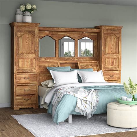 King Bookcase Headboards | Foter