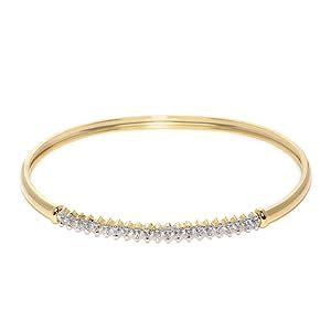 Buy ZAVERI PEARLS Cubic Zirconia Studded Peacock Design Openable Kada ...