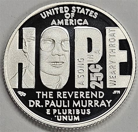 2024-S Silver Reverend Dr. Pauli Murray Famous Women Quarter Superb ...
