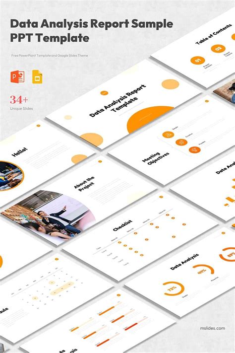 Data Report PowerPoint Slides 的图像结果