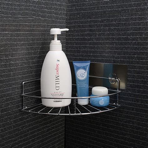 Voroly Magic Sticker Bathroom Corner Shelves and Racks Shower Caddy ...