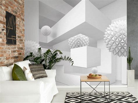 Buy Minimalist 3D Wallpaper for Walls - Modern 3D Wall Murals, Living ...